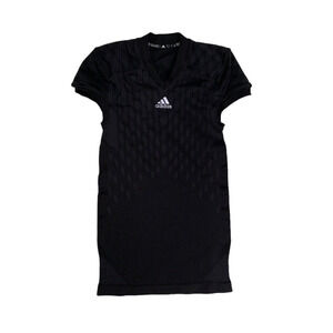 Adidas Football Compression Top Black NWT Black Large V Neck